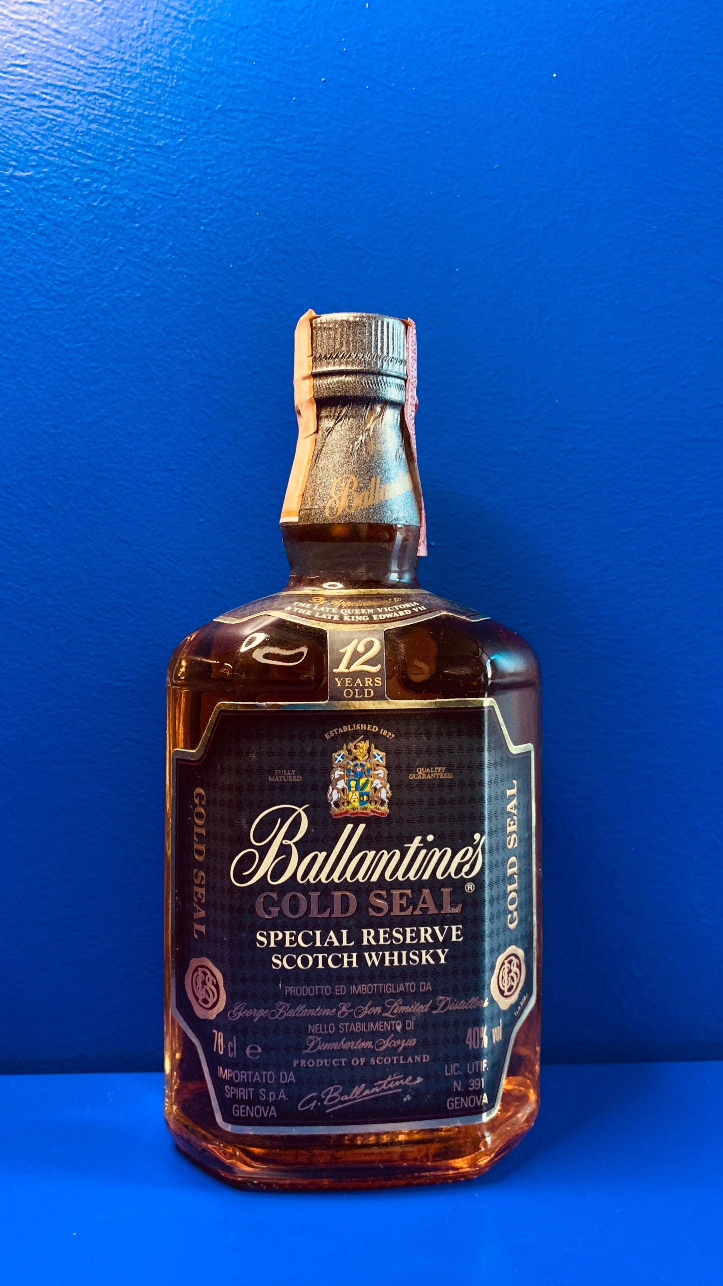 BALLANTINE’S 12 YEARS OLD GOLD SEAL SPECIAL RESERVE SCOTCH WHISKY