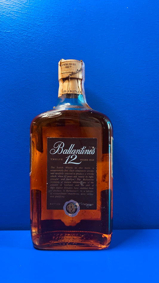 BALLANTINE’S 12 YEARS OLD VERY OLD SCOTCH WHISKY