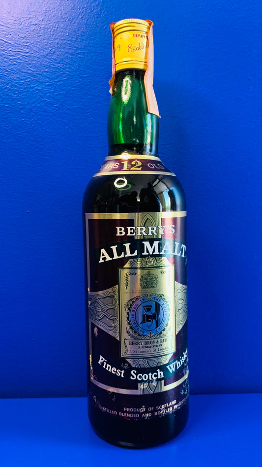 BERRY’S ALL MALT FINEST SCOTCH WHISKY 12 yo