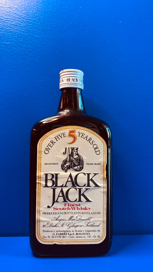 BLACK JACK OVER 5 YEARS OLD FINEST SCOTCH WHISKY