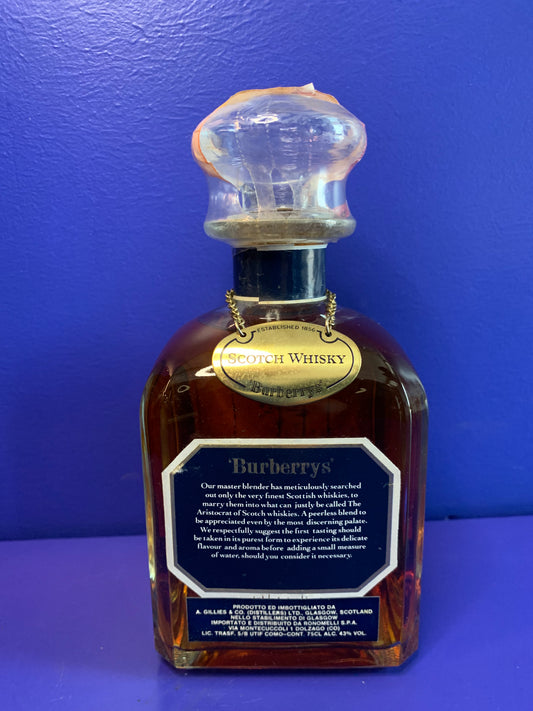BURBERRY’S BLENDED SCOTCH WHISKY