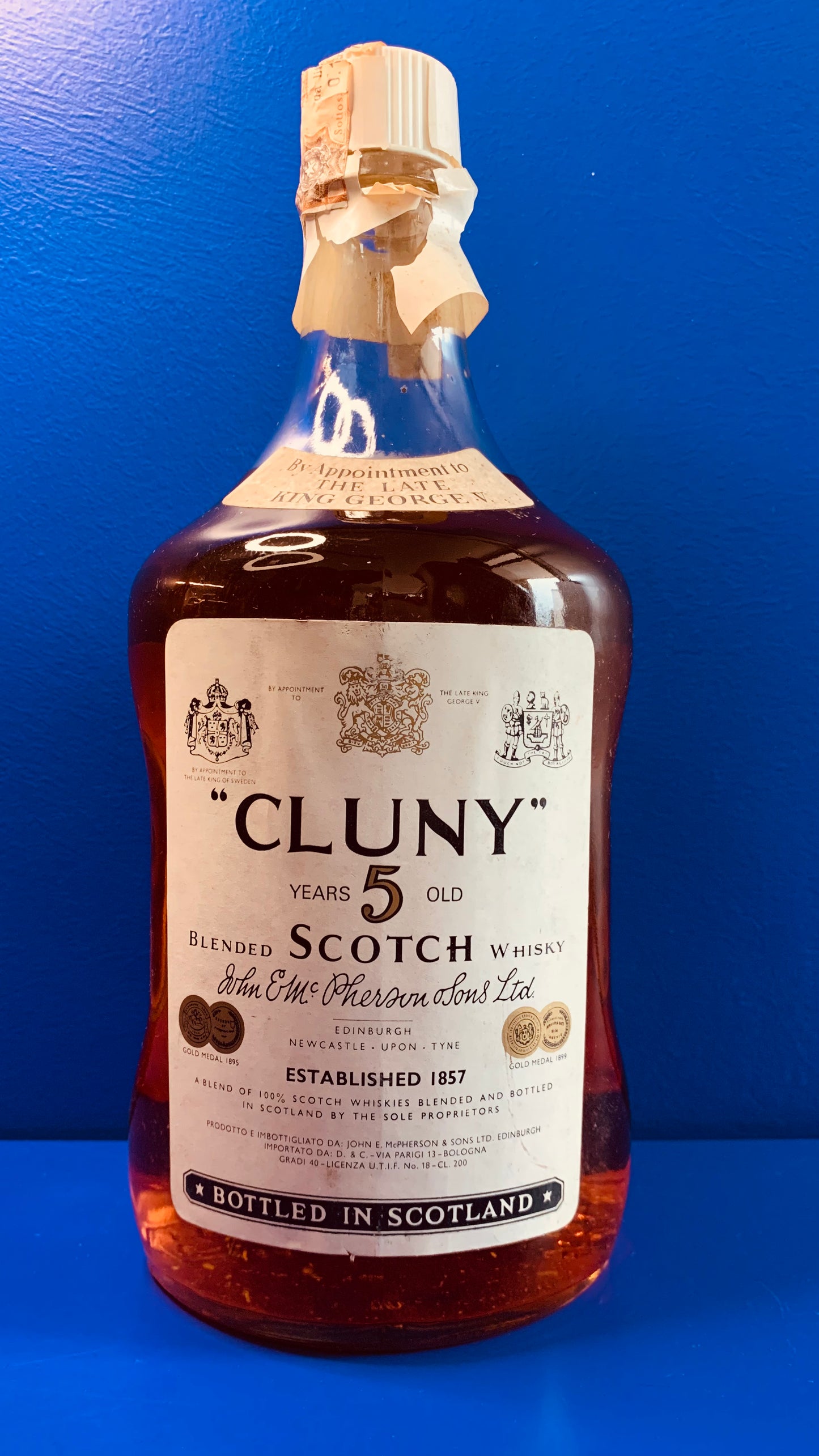 CLUNY 5 YEARS OLD BLENDED SCOTCH WHISKY | 1970s