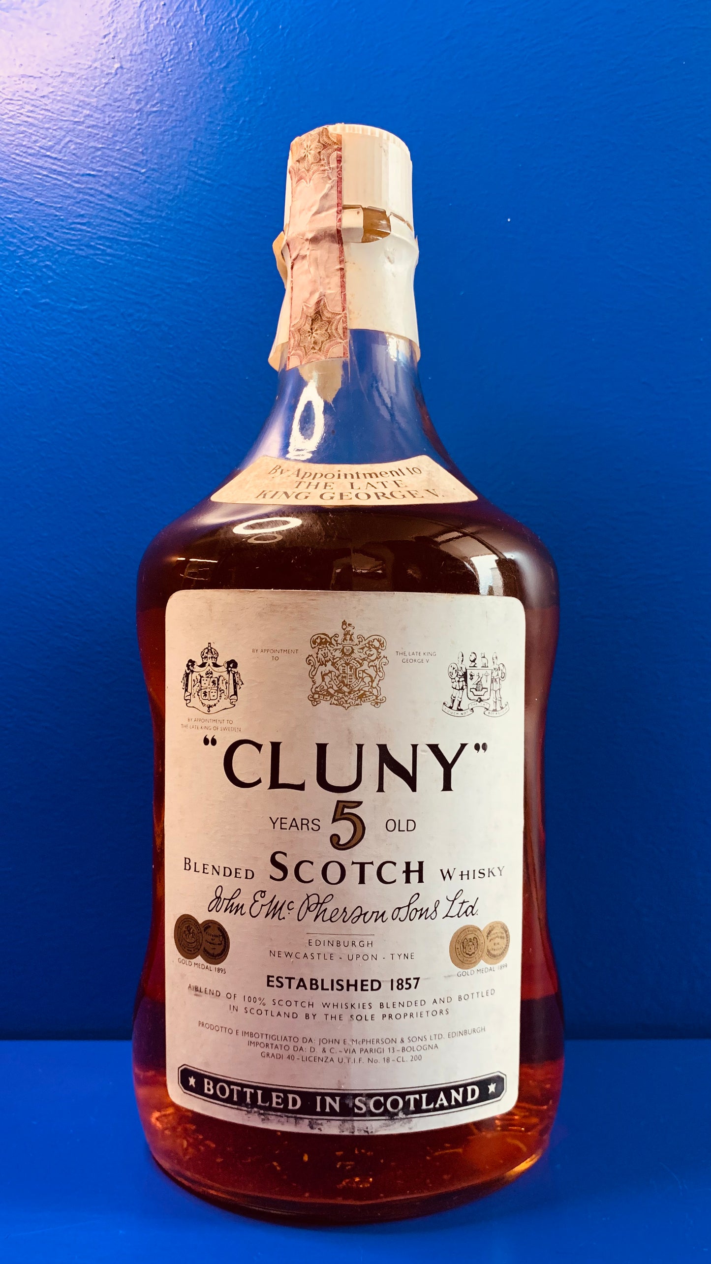 CLUNY 5 YEARS OLD BLENDED SCOTCH WHISKY | 1970s
