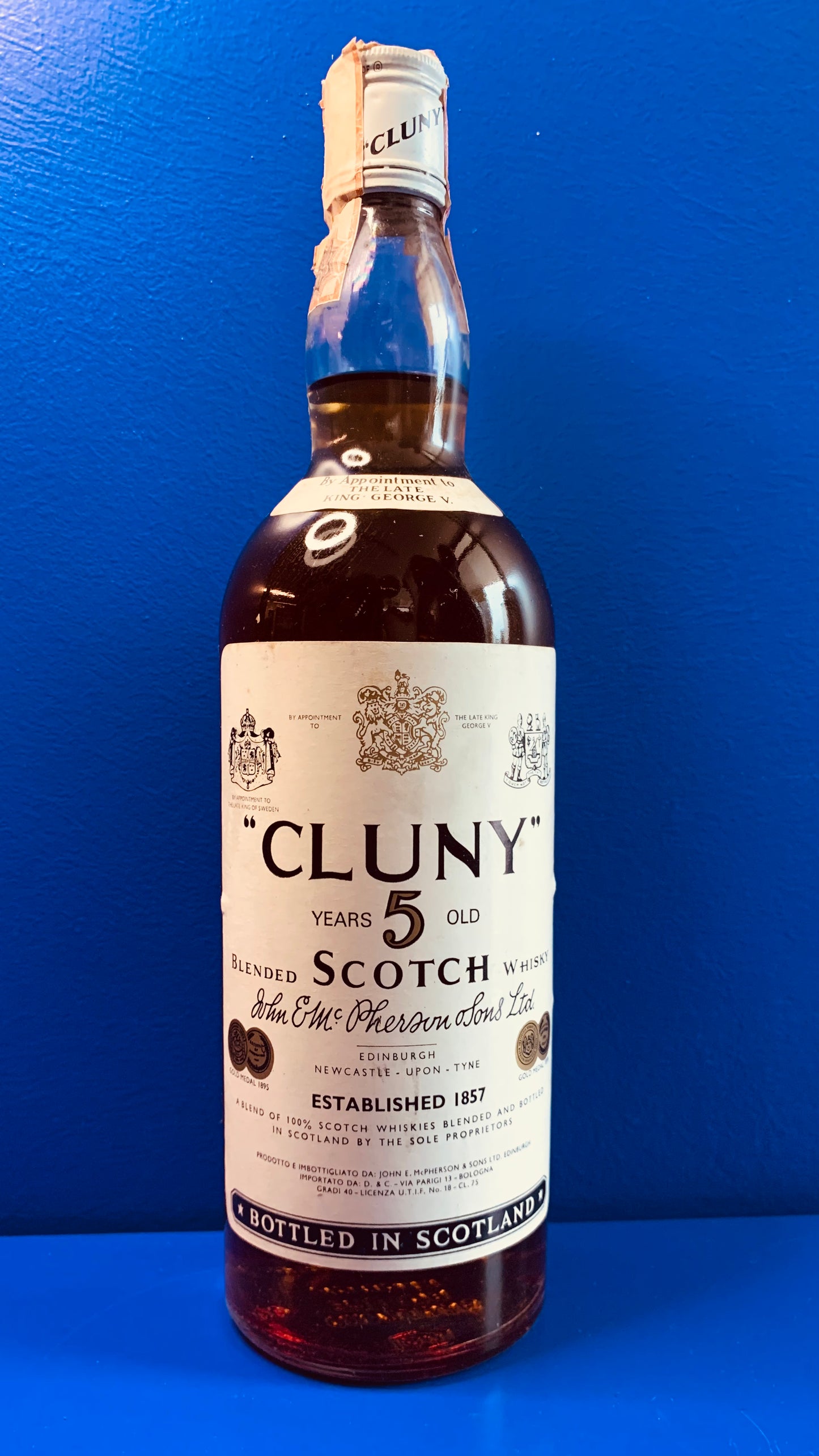 CLUNY 5 YEARS OLD BLENDED SCOTCH WHISKY | 1980s