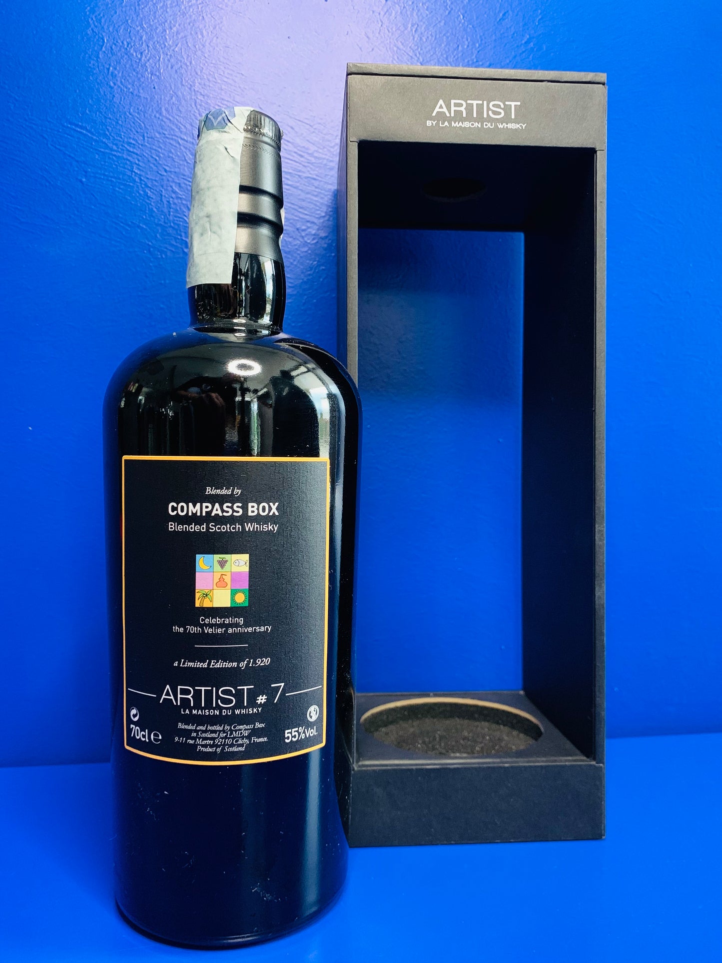 LA MAISON DU WHISKY ARTIST #7 COMPASS BOX 70TH VELIER ANNIVERSARY