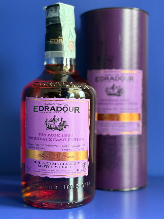 EDRADOUR 21 YEARS OLD vintage 1999