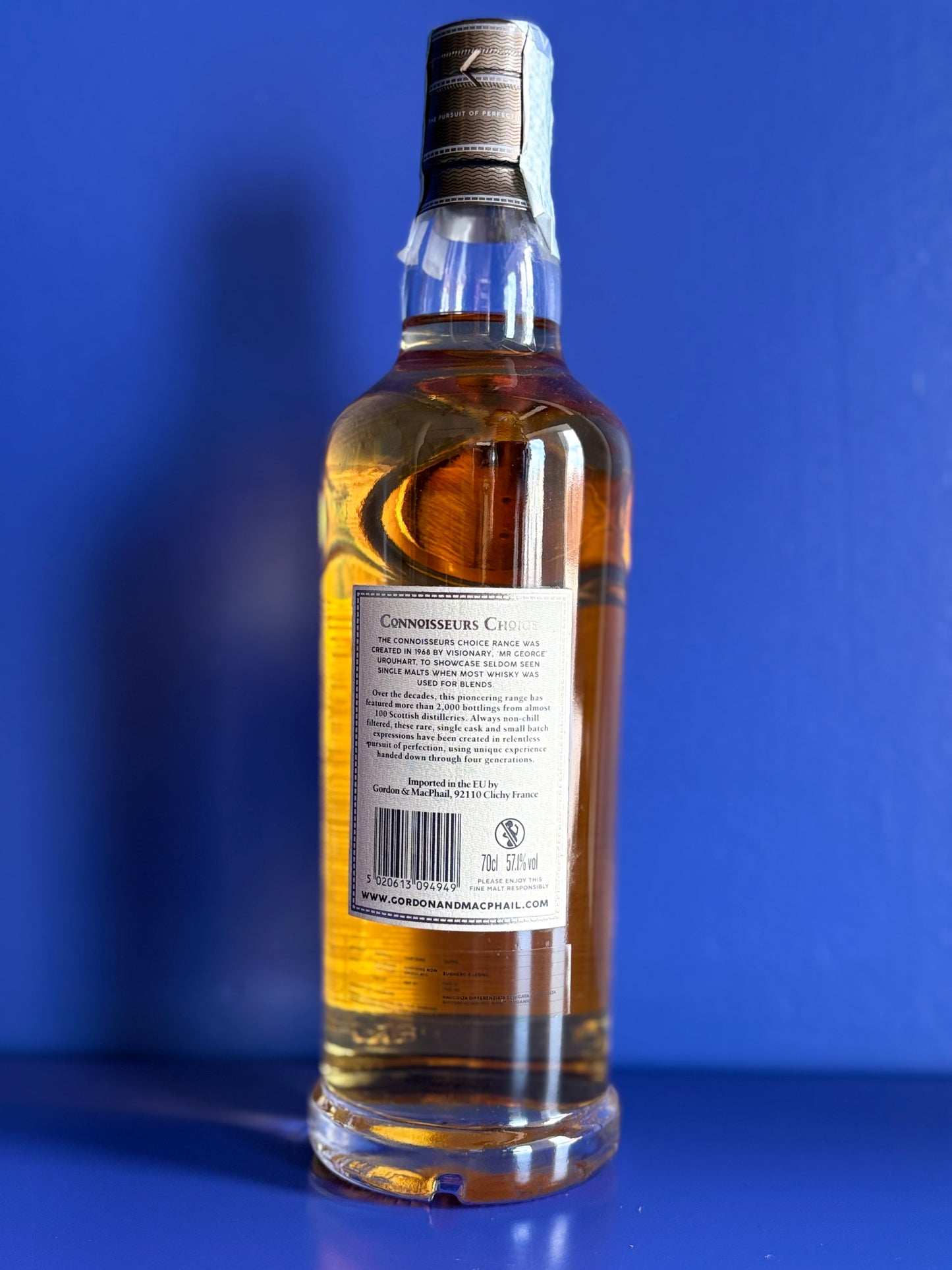 GORDON & MACPHAIL "CASK STRENGTH CONNOISSEUR CHOICE" GLEN SPEY 15 YO