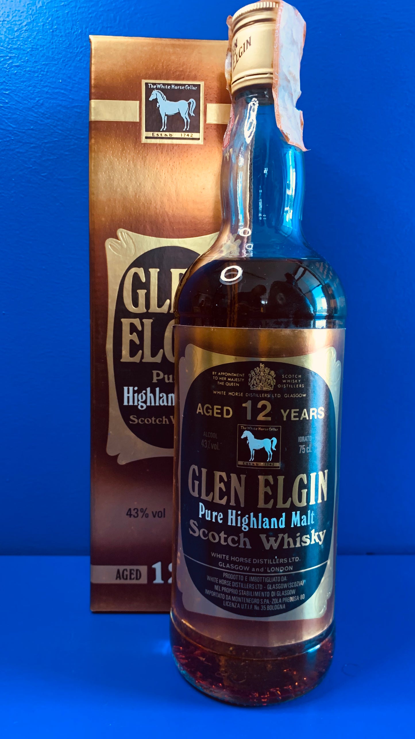 GLEN ELGIN PURE HIGHLAND MALT 12 yo