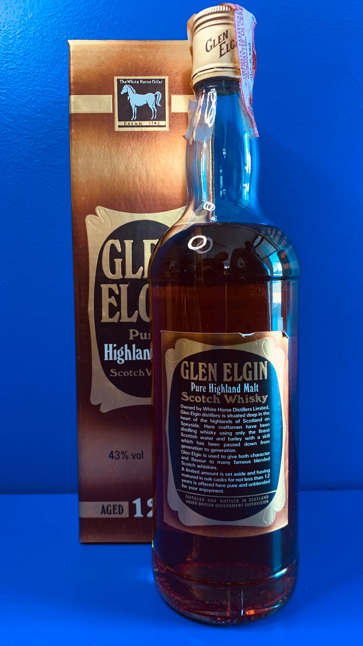 GLEN ELGIN PURE HIGHLAND MALT 12 yo