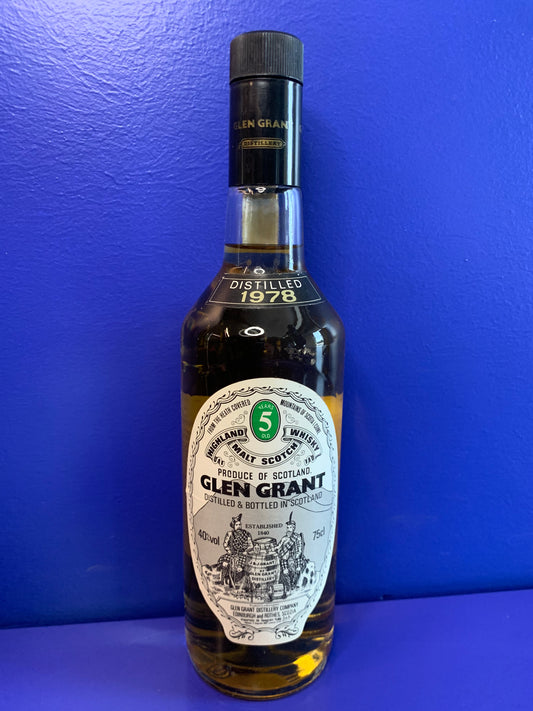GLEN GRANT 5 YO 1978
