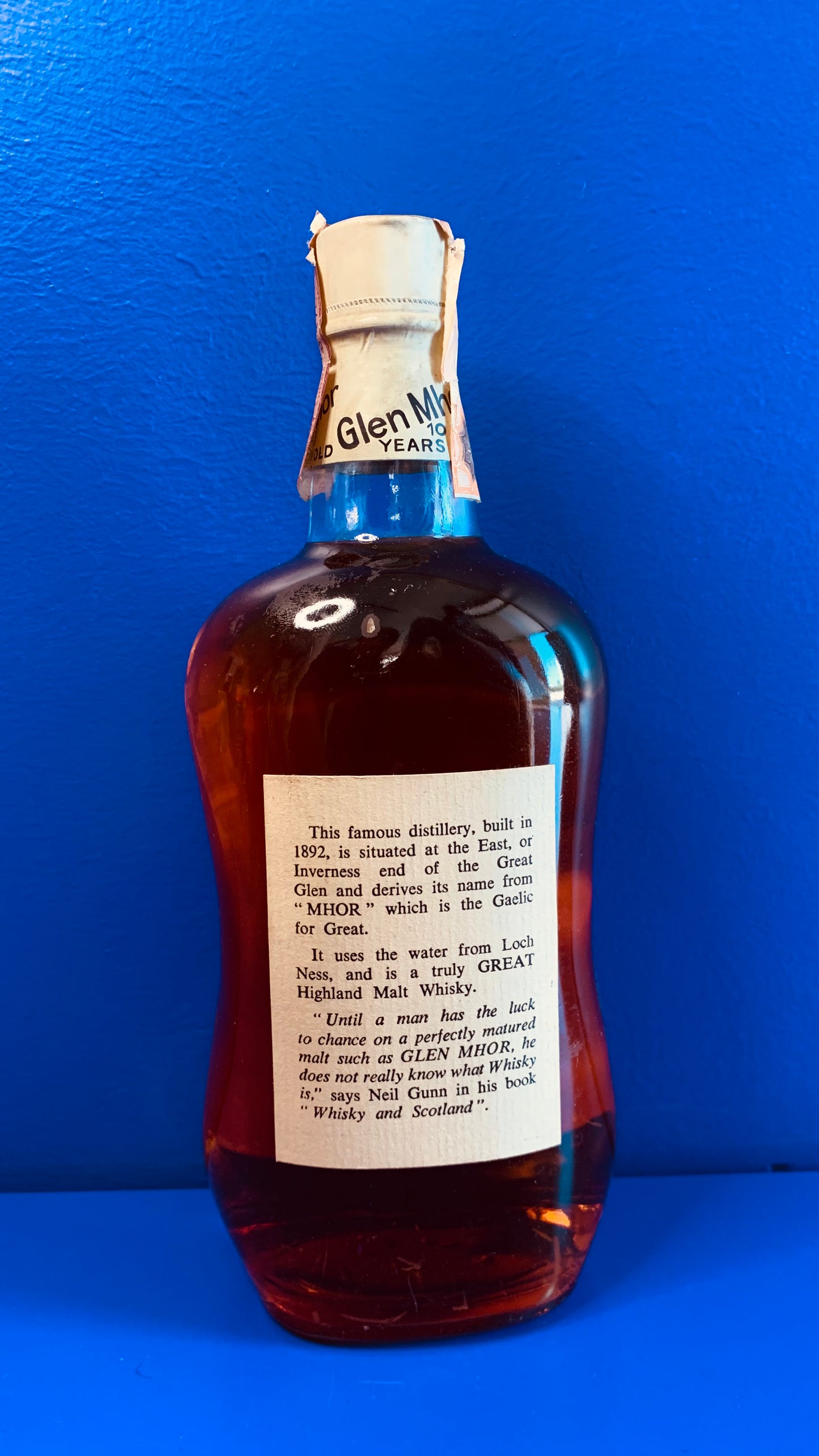 GLEN MHOR 10 YEARS OLD