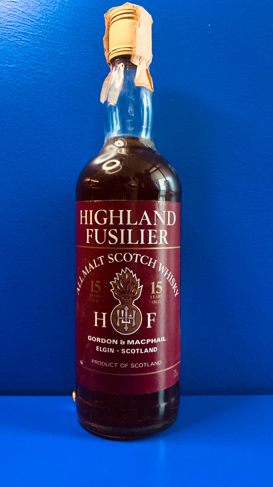 HIGHLAND FUSILIER ALL MALT SCOTCH WHISKY