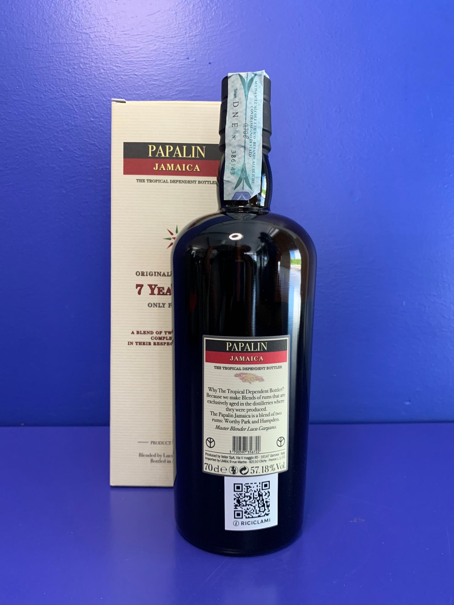 PAPALIN 7 YO JAMAICA | 47% vol