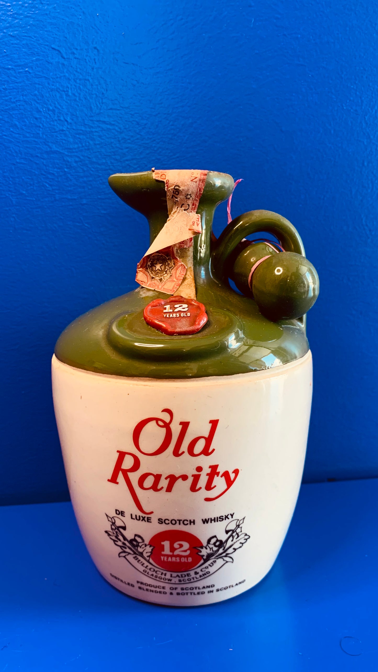 OLD RARITY 12 yo DE LUXE SCOTCH WHISKY