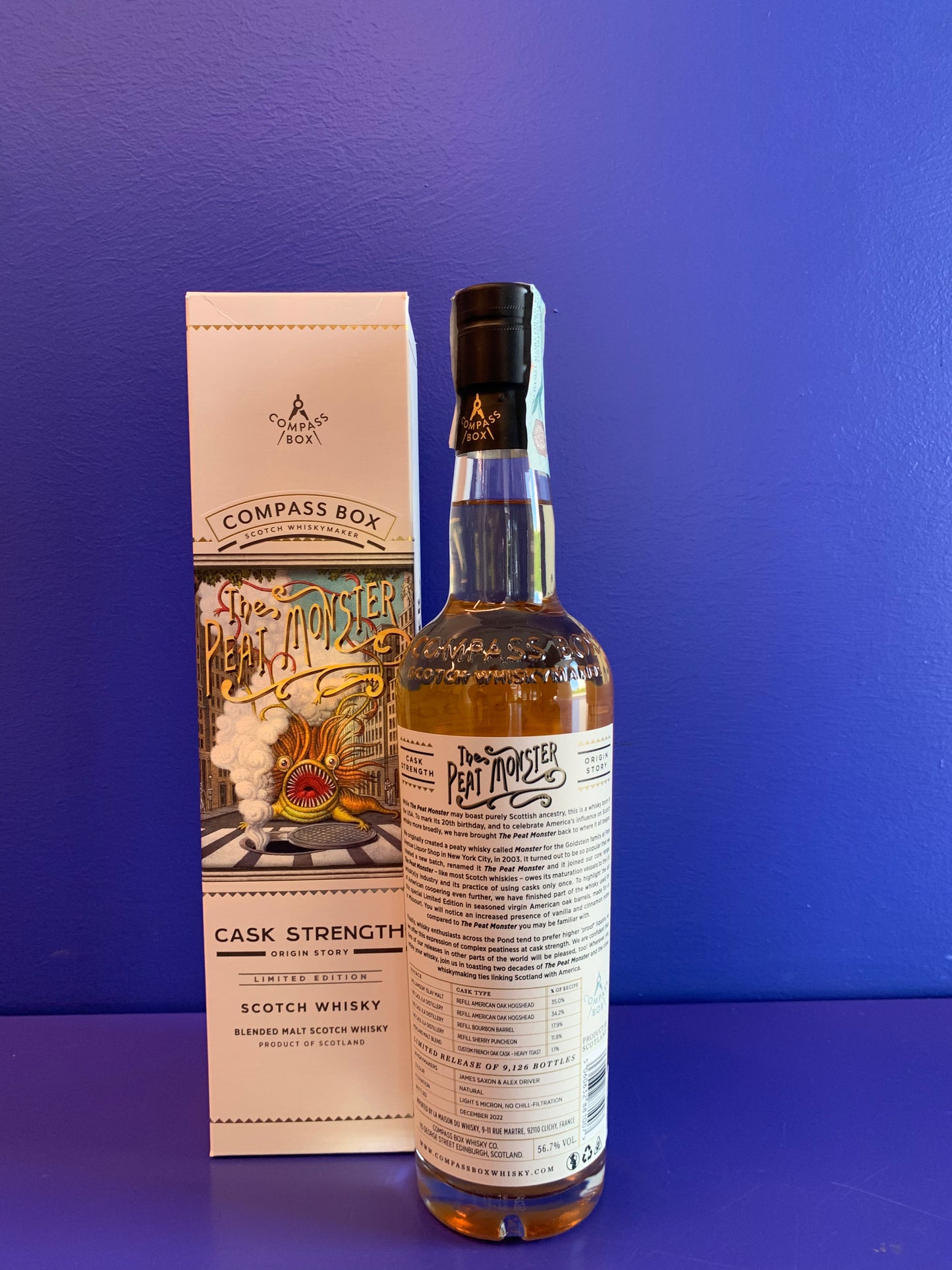 COMPASS BOX “PEAT MONSTER” CASK STRENGHT