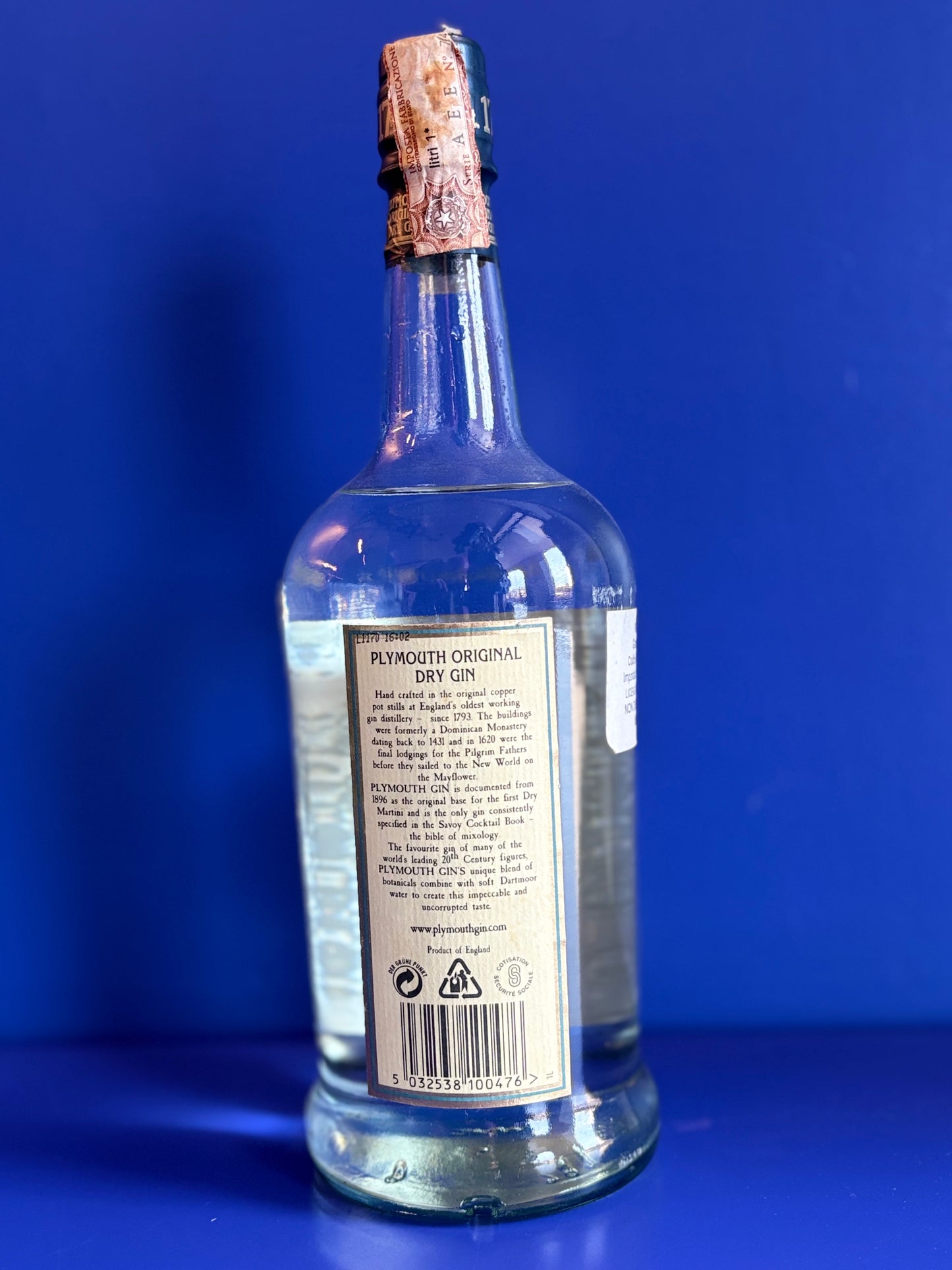 PLYMOUTH GIN VINTAGE EDITION