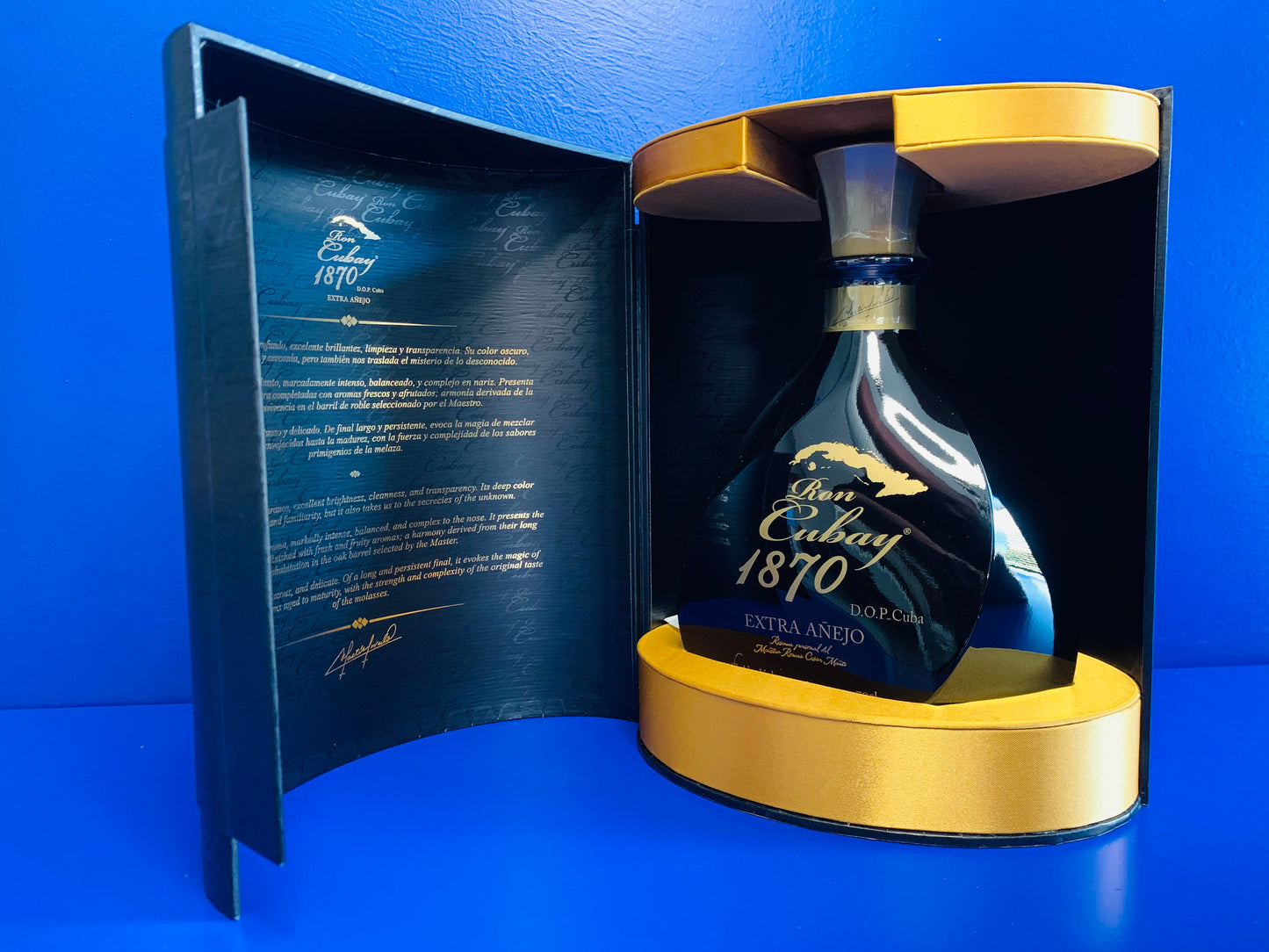 RON CUBAY 1870 EXTRA ANEJO 18 ANNI