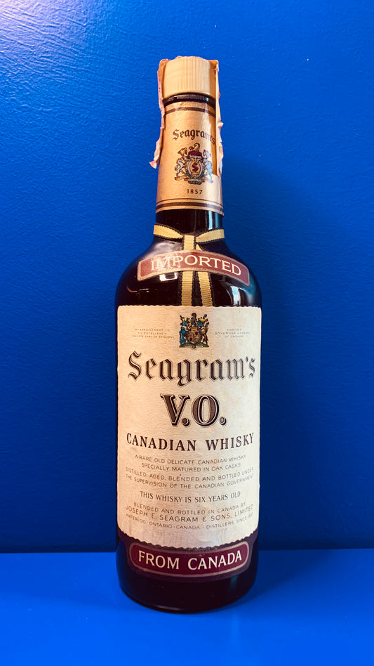 SEAGRAMS V.O. CANADIAN WHISKY