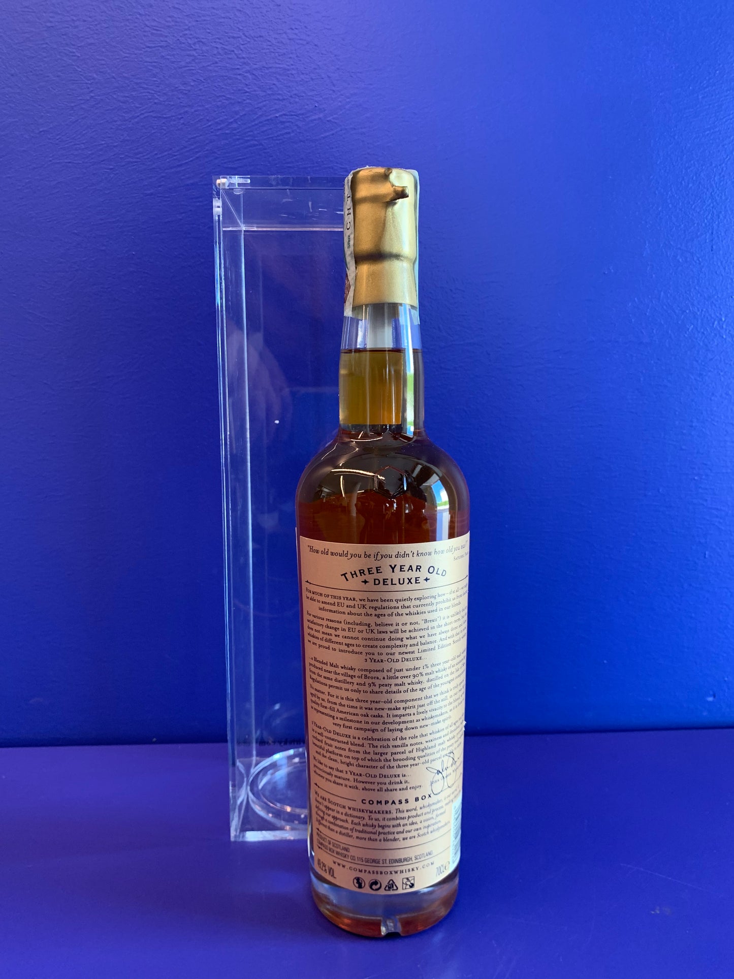 COMPASS BOX THREE YEAR OLD DELUXE