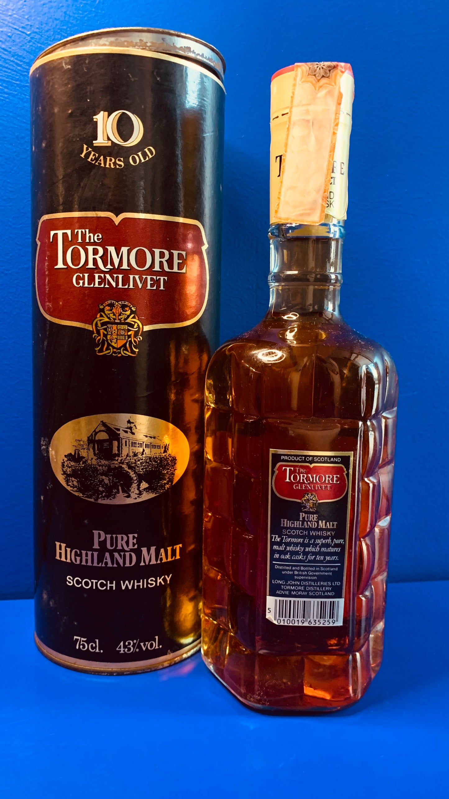 THE TORMORE GLENLIVET PURE HIGHLAND MALT SCOTCH WHISKY