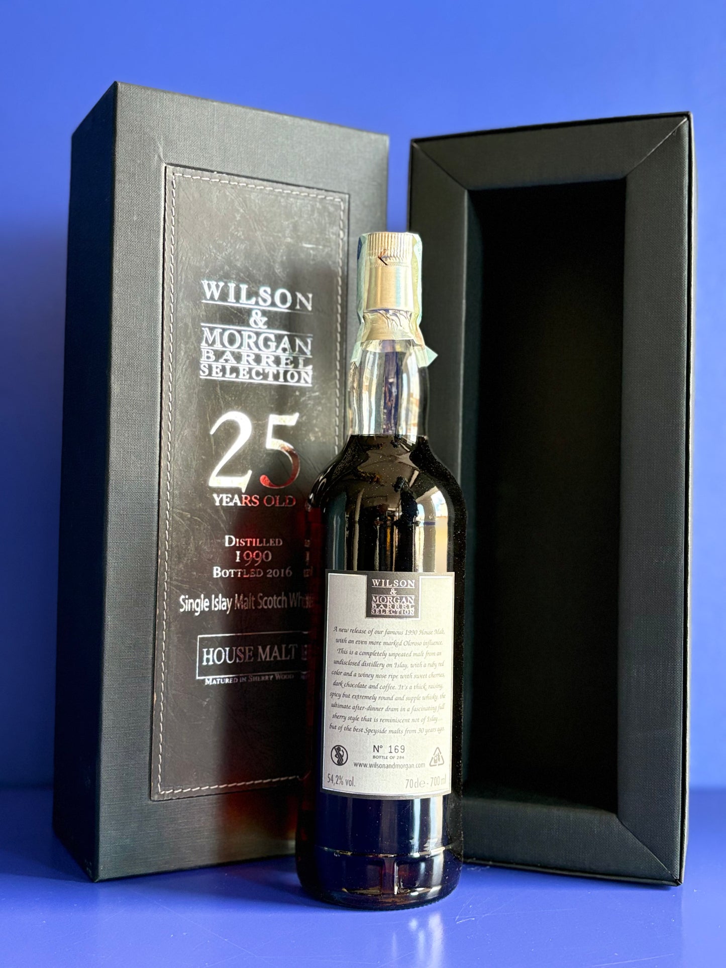 WILSON & MORGAN BARREL SELECTION HOUSE MALT 25 YO