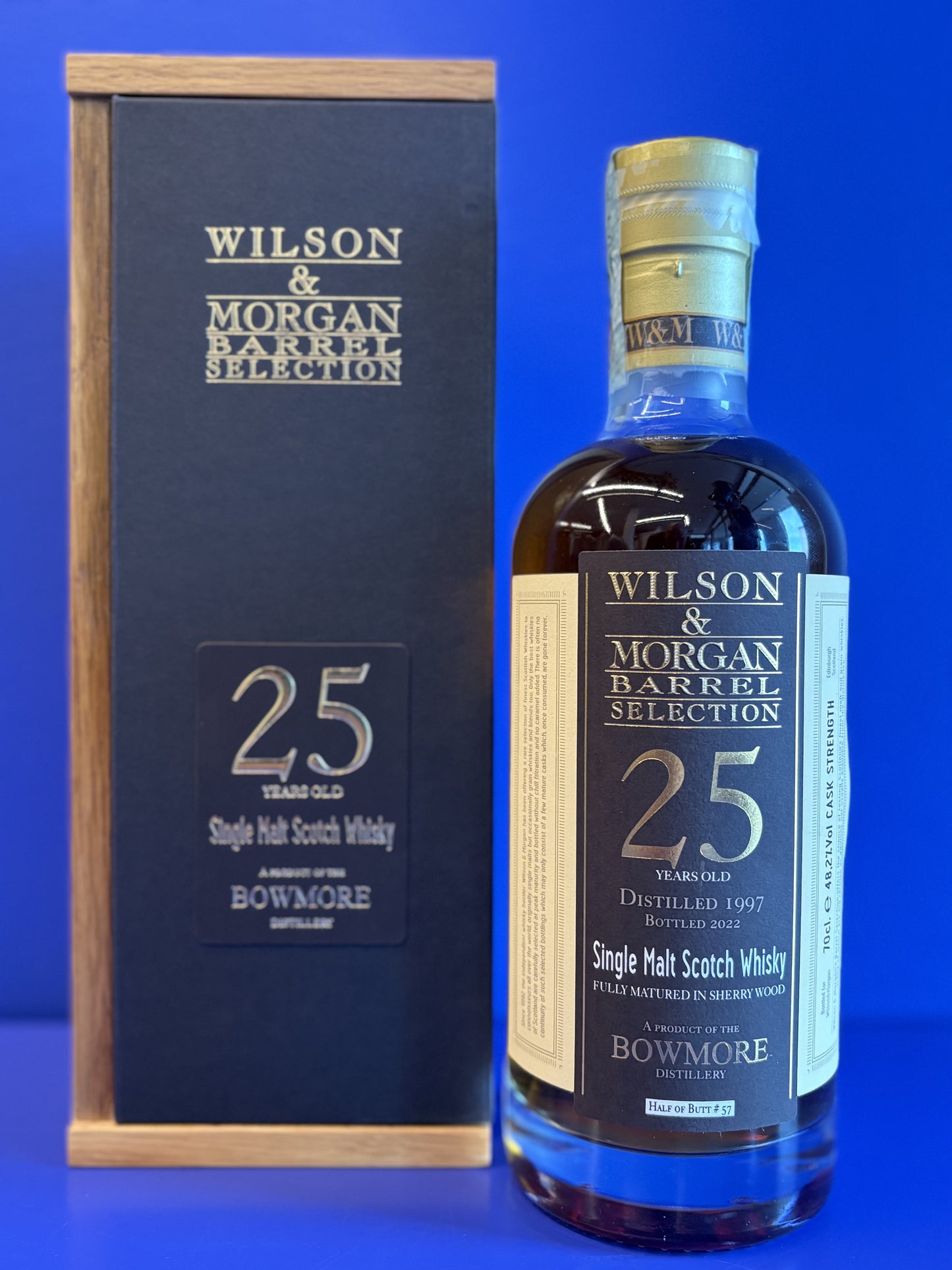 WILSON & MORGAN BARREL SELECTION BOWMORE 1997 25 YO