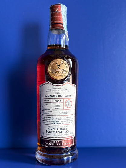 GORDON & MACPHAIL "WOOD FINISHED CONNOISSEUR CHOICE" AULTMORE 13 YO