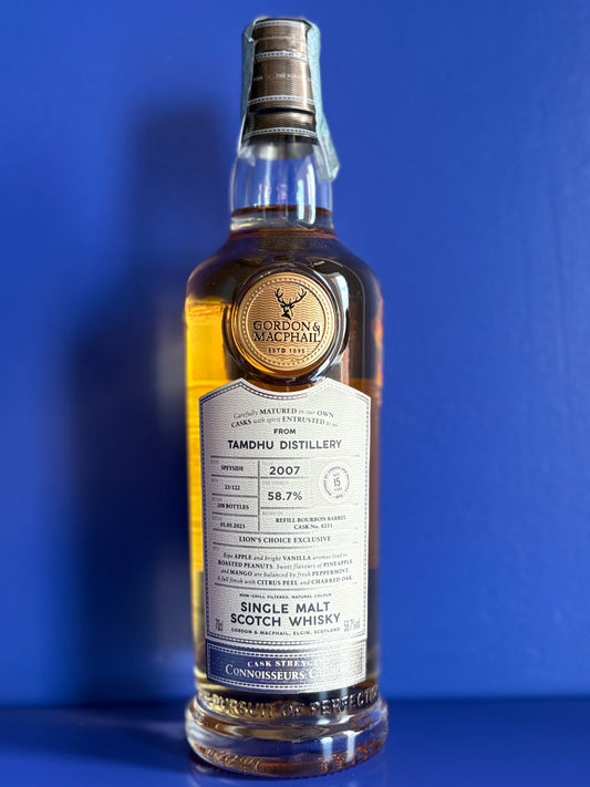 GORDON & MACPHAIL "CASK STRENGTH CONNOISSEUR CHOICE" TAMDHU 15 YO