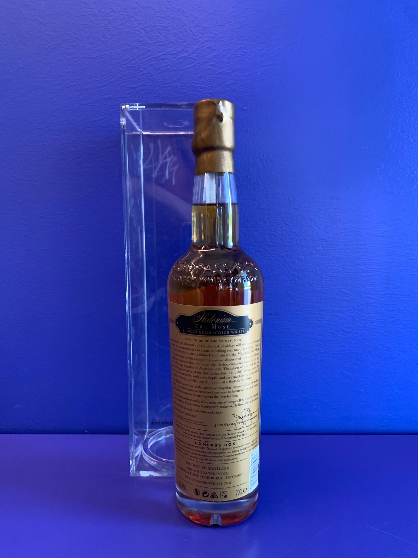 COMPASS BOX HEDONISM THE MUSE 2018