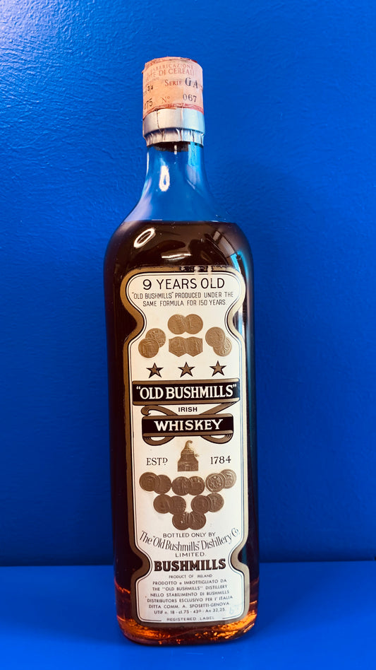 OLD BUSHMILL 9 YEARS OLD