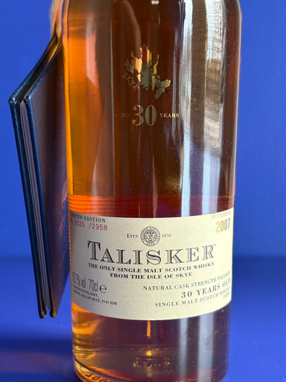 TALISKER 30 YO | 2007 EDITION | CASK STRENGHT | LIMITED EDITION