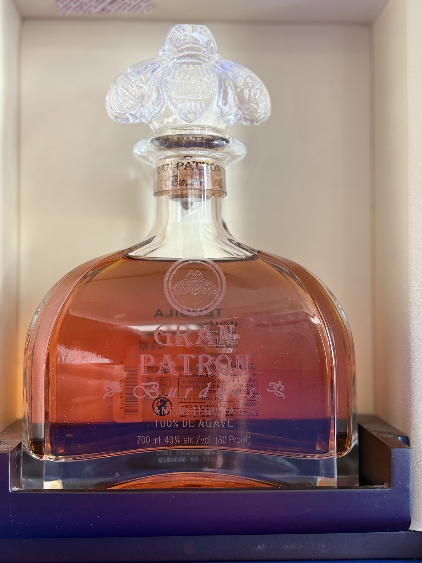TEQUILA GRAN PATRON BURDEOS
