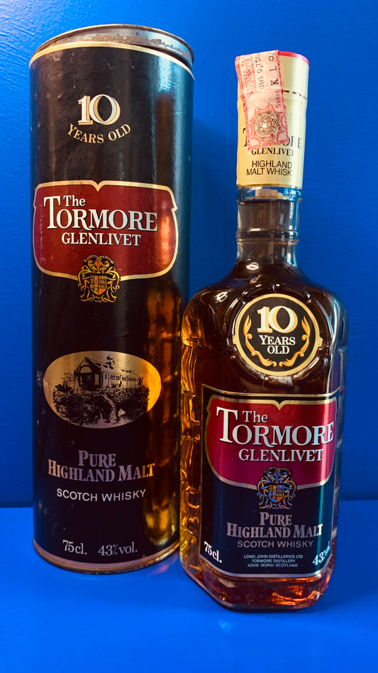 THE TORMORE GLENLIVET PURE HIGHLAND MALT SCOTCH WHISKY