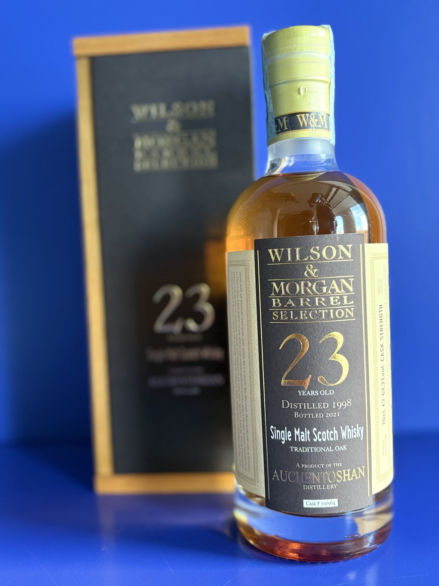 WILSON & MORGAN BARREL SELECTION AUCHENTOSHAN 1998 23 YO