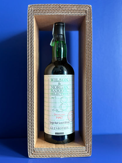 WILSON & MORGAN BARREL SELECTION GLENROTHES 1997 18 YO