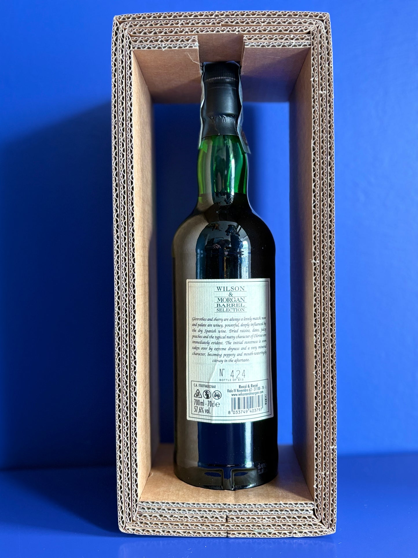 WILSON & MORGAN BARREL SELECTION GLENROTHES 1997 18 YO