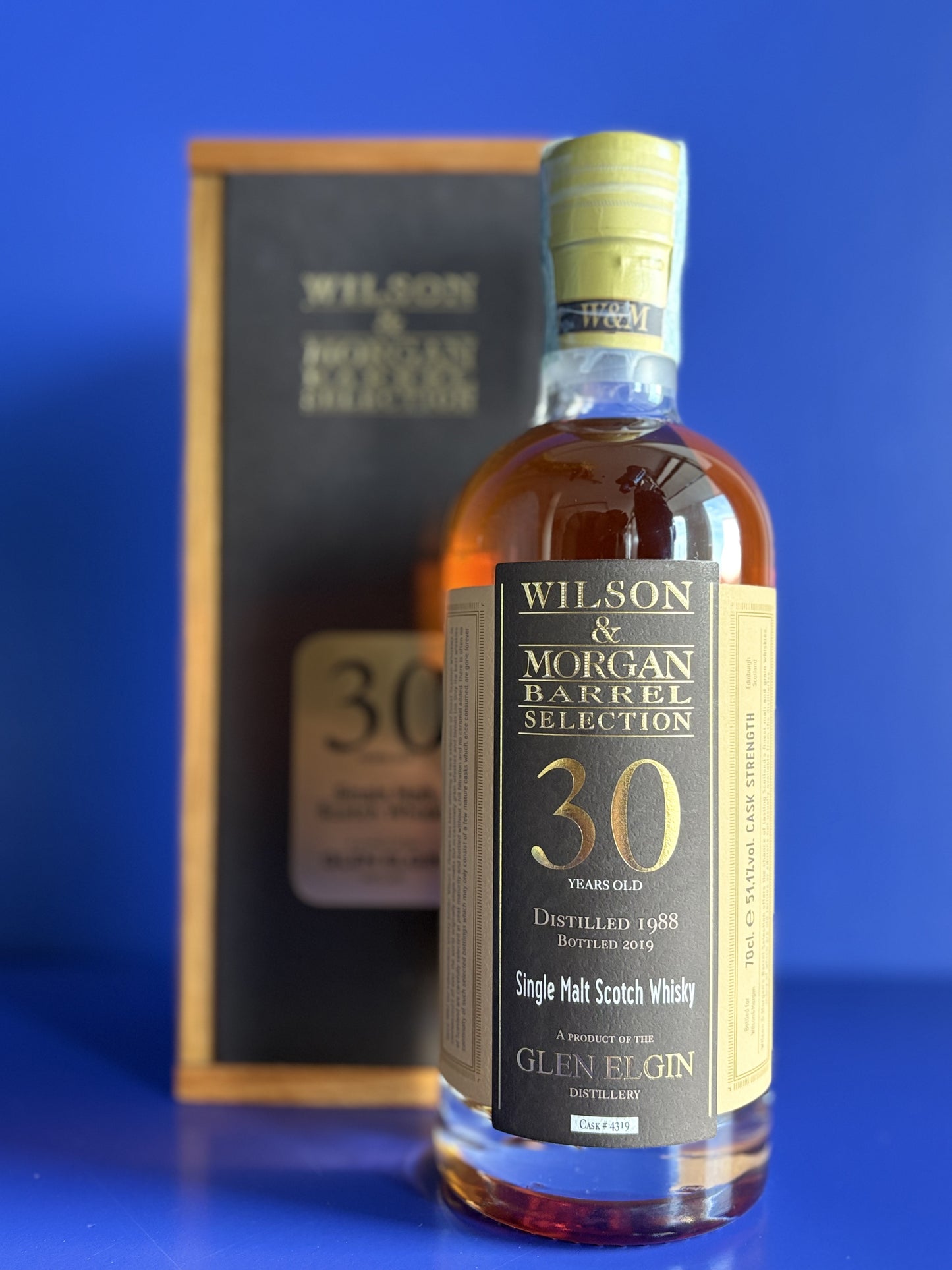 WILSON & MORGAN BARREL SELECTION GLEN ELGIN 1988 30 YO