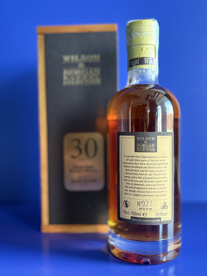 WILSON & MORGAN BARREL SELECTION GLEN ELGIN 1988 30 YO