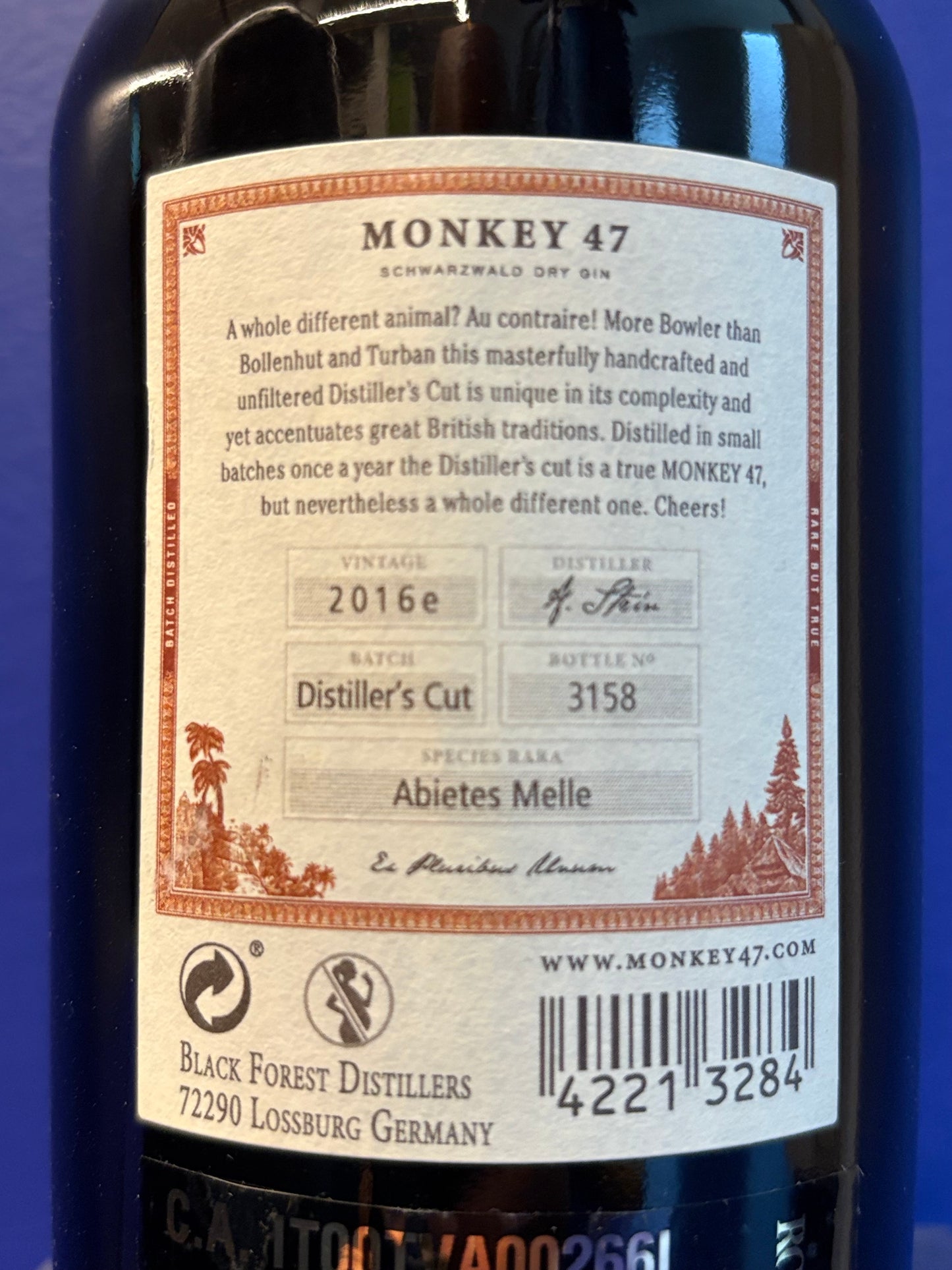 MONKEY 47 DISTILLERS CUT 2016 | VERY RARE TO FIND